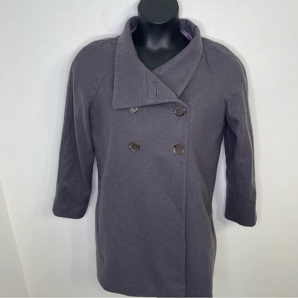 J.Crew Double-Breasted Wool Coat in Size 8